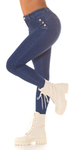 Koucla Trendy Musthave Biker Look Stiefeletten gerippt Letzter Tag