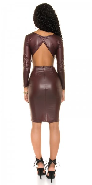 Koucla Sexy KouCla Wetlook Crop Shirt Rückenfrei Jubiläumsangebot