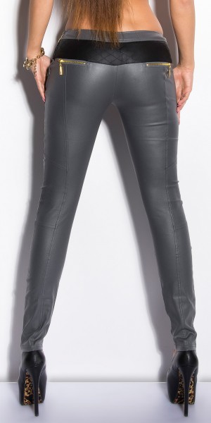 Koucla Sexy KouCla Treggings mit Zips und Lederlook Letzter Tag
