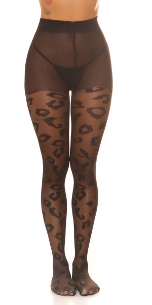 Koucla Sexy Strumpfhosen mit Print "Leo" im Angebot