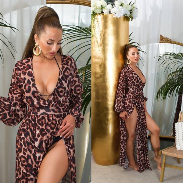 Koucla Sexy Koucla transparentes Maxikleid / Cover-Up Vatertagsangebot