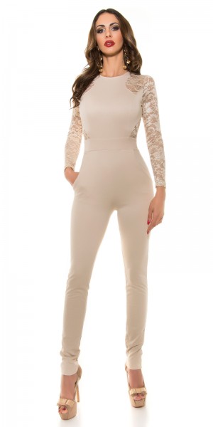 Koucla Sexy KouCla Spitzenoverall mit Reißverschluss im Angebot