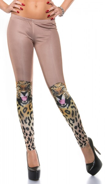 Koucla Sexy KouCla Leggings mit Leoface Günstiger Verkauf