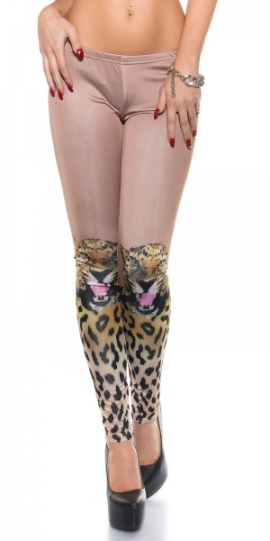 Koucla Sexy KouCla Leggings mit Leoface Günstiger Verkauf