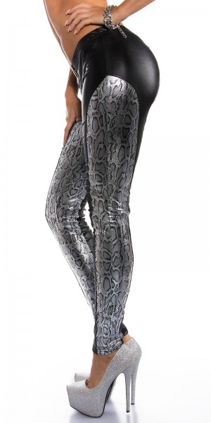 Koucla Sexy KouCla Skinny WetLook Pants mit Zipp Fabrikverkauf