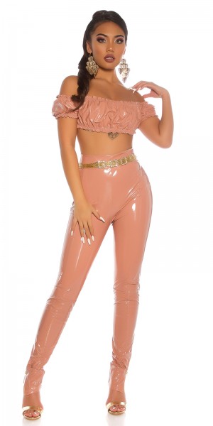 Koucla Sexy KouCla Party Wetlook Crop Top Riesige Ersparnisse