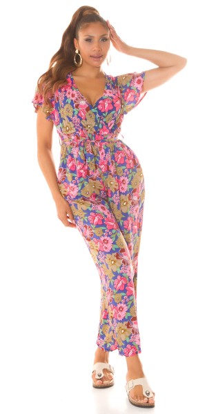 Koucla Sexy Koucla Overall mit V-Ausschnitt & Bindegürtel Begrenzte Freigabe