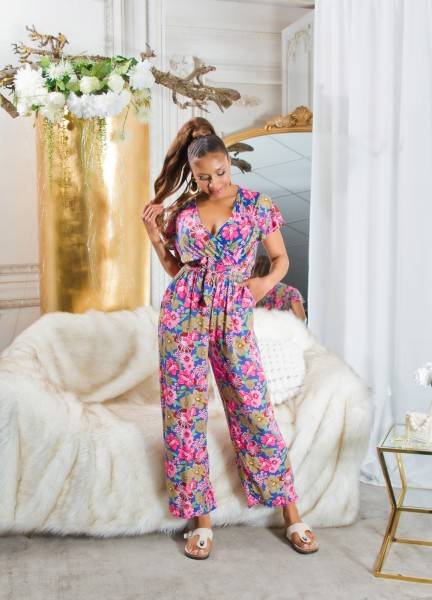 Koucla Sexy Koucla Overall mit V-Ausschnitt & Bindegürtel Begrenzte Freigabe