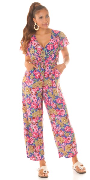 Koucla Sexy Koucla Overall mit V-Ausschnitt & Bindegürtel Begrenzte Freigabe