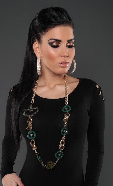 Koucla Trendy Kette mit Perlen Großer Ausverkauf
