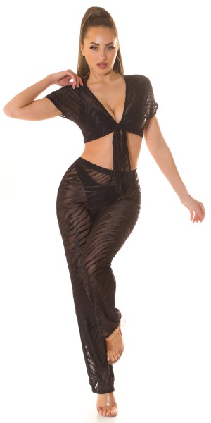 Koucla Sexy Koucla Mesh Crop Top / Cover-Up Super Rabatt