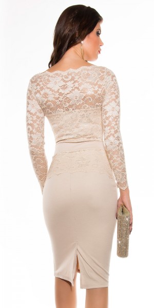 Koucla Sexy KouCla Midi-Dress mit Spitze Weihnachtsangebot