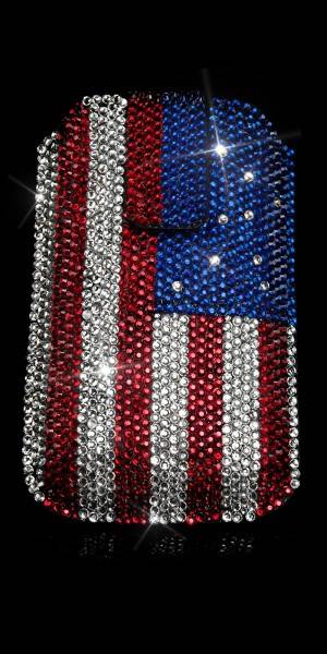 Koucla Glamour Handybag mit US Flag Lagerräumung