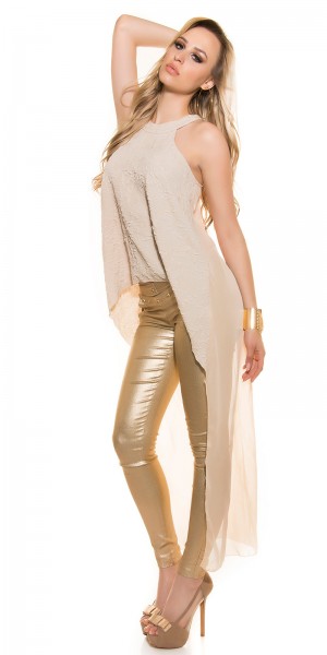 Koucla Sexy KouCla HighLow Party Necktop transparent Günstig kaufen