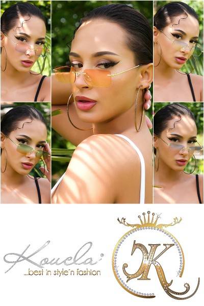 Koucla Sexy Randlose Leicht Getönte Sommer Brille Verkauf