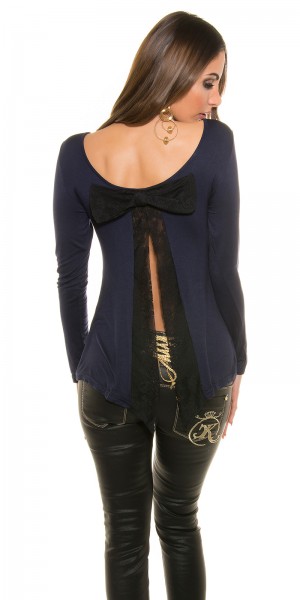 Koucla Sexy Koucla Shirt mit trendy Schleife am Rücken Online Outlet
