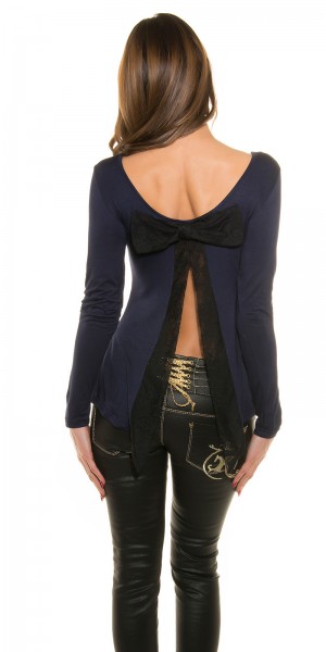 Koucla Sexy Koucla Shirt mit trendy Schleife am Rücken Online Outlet