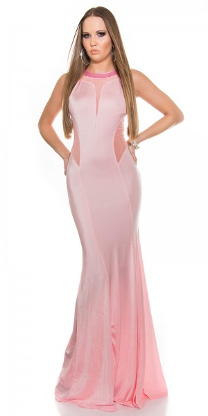 Koucla Sexy KouCla Neckkleid mit transparenten Cut-Outs Kostenlose Rückgabe