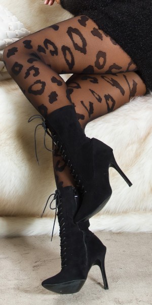 Koucla Sexy Strumpfhosen mit Print "Leo" Begrenzt auf 3 Tage
