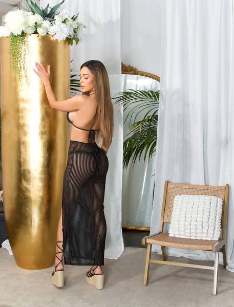 Koucla Sexy Koucla Maxikleid mit Cut Outs / Cover-Up Exklusivangebot