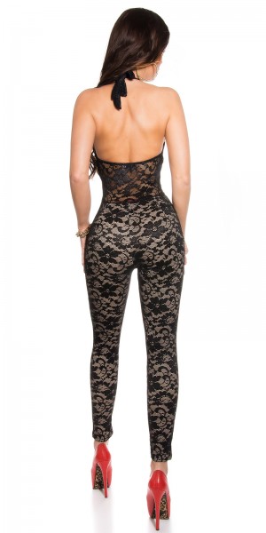 Koucla Sexy KouCla Neckoverall mit Spitze Saisonschlussverkauf