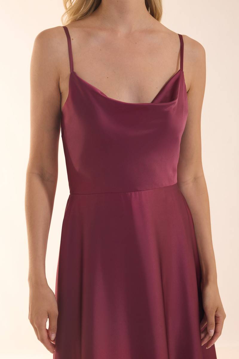 Laona ICONIC BOW DRESS Maxikleid aus Satin Räumungsverkauf