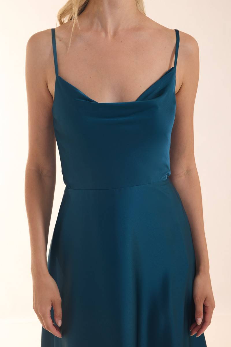 Laona ICONIC BOW DRESS Maxikleid aus Satin Tägliche Deals