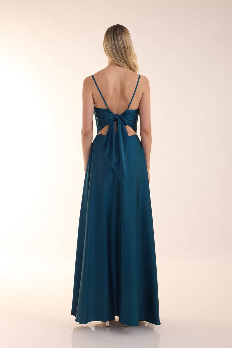 Laona ICONIC BOW DRESS Maxikleid aus Satin Tägliche Deals