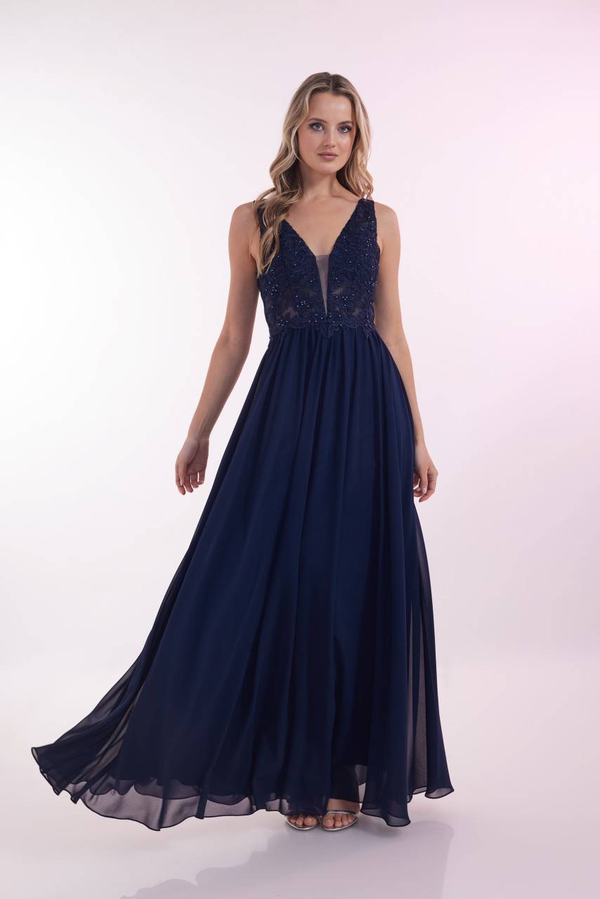 Laona BLOSSOM DRESS Besticktes Maxikleid aus Chiffon Super Sparpreis