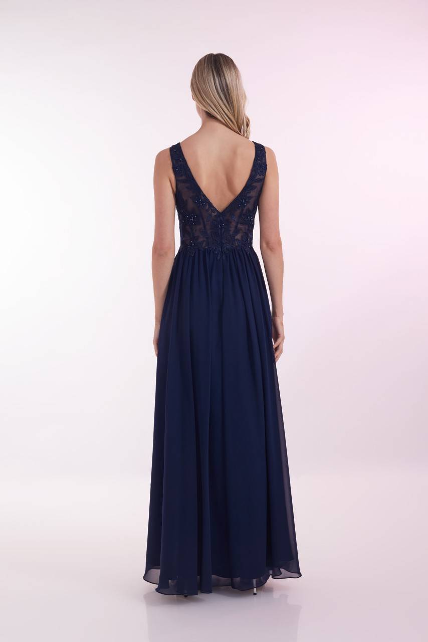 Laona BLOSSOM DRESS Besticktes Maxikleid aus Chiffon Super Sparpreis