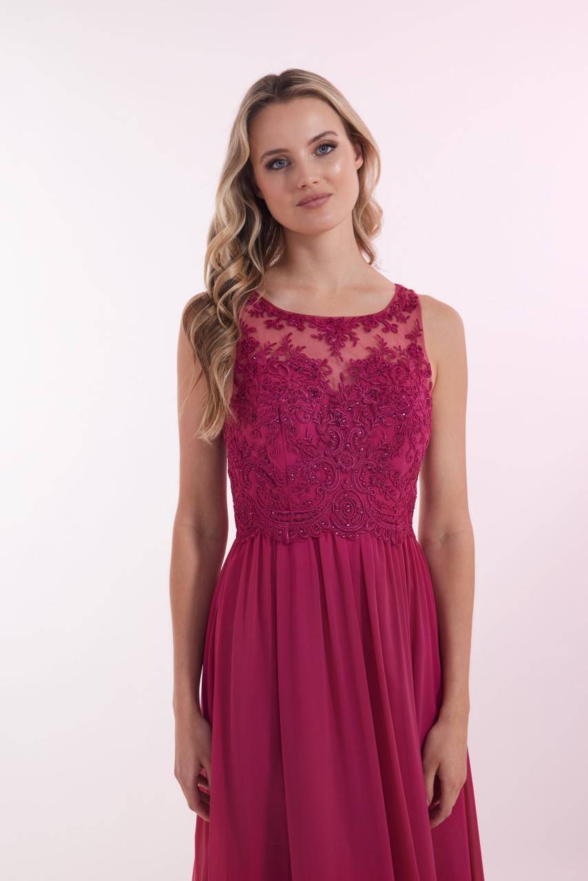 Laona PRINCESS MAXI DRESS Romantisches Maxikleid mit Spitzenapplikation Wochenangebot