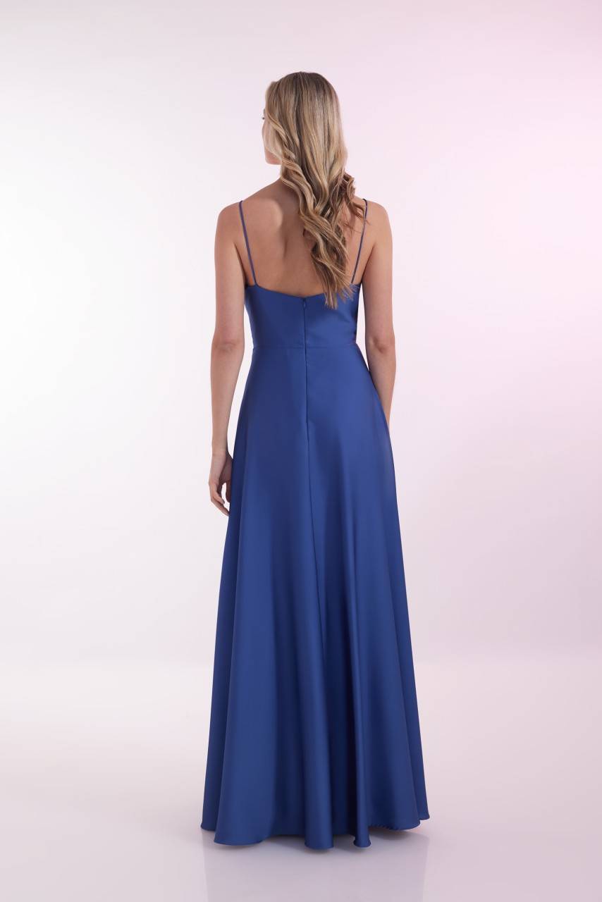Laona ABSOLUTELY CLASSY DRESS Drapiertes Maxikleidmit dünnen Spaghetti-Trägern Sonderangebot der Fabrik