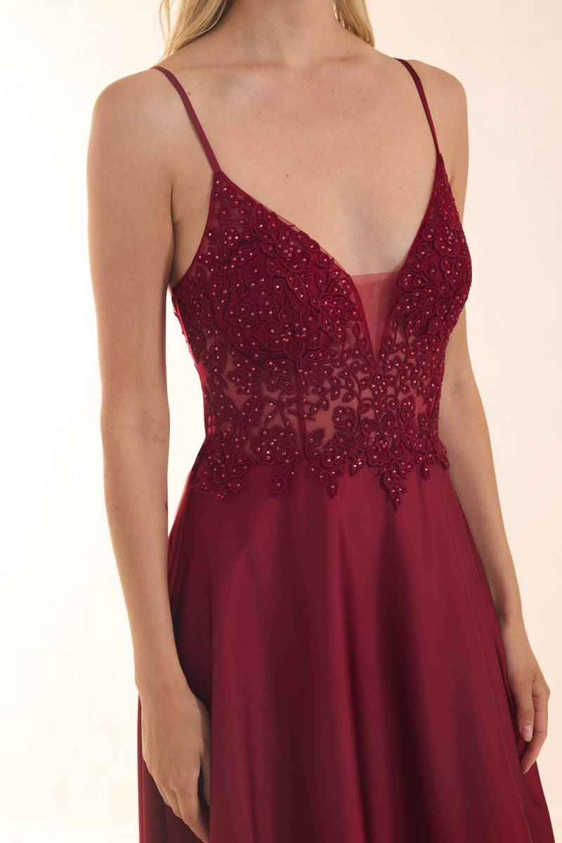 Laona STOLE YOUR HEART DRESS Maxikleid aus Satin 50% Rabatt mit kostenlosem Versand