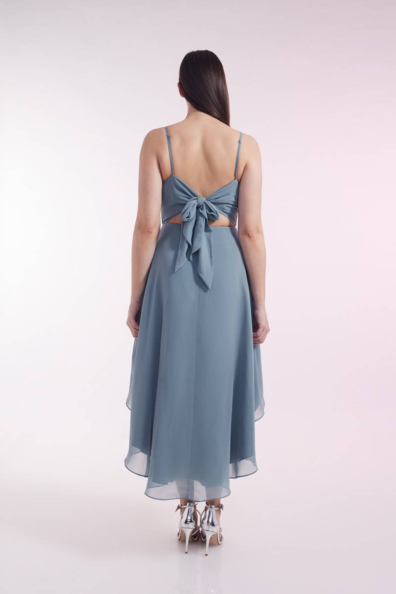 Laona SWEET BOW DRESS Vokuhila-Kleid mit Schleife aus Chiffon 50% Rabatt für begrenzte Zeit