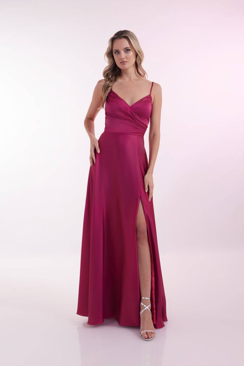 Laona SIMPLE LOVE DRESS Drapiertes Maxikleidmit V-Aussschnittt Rabatt