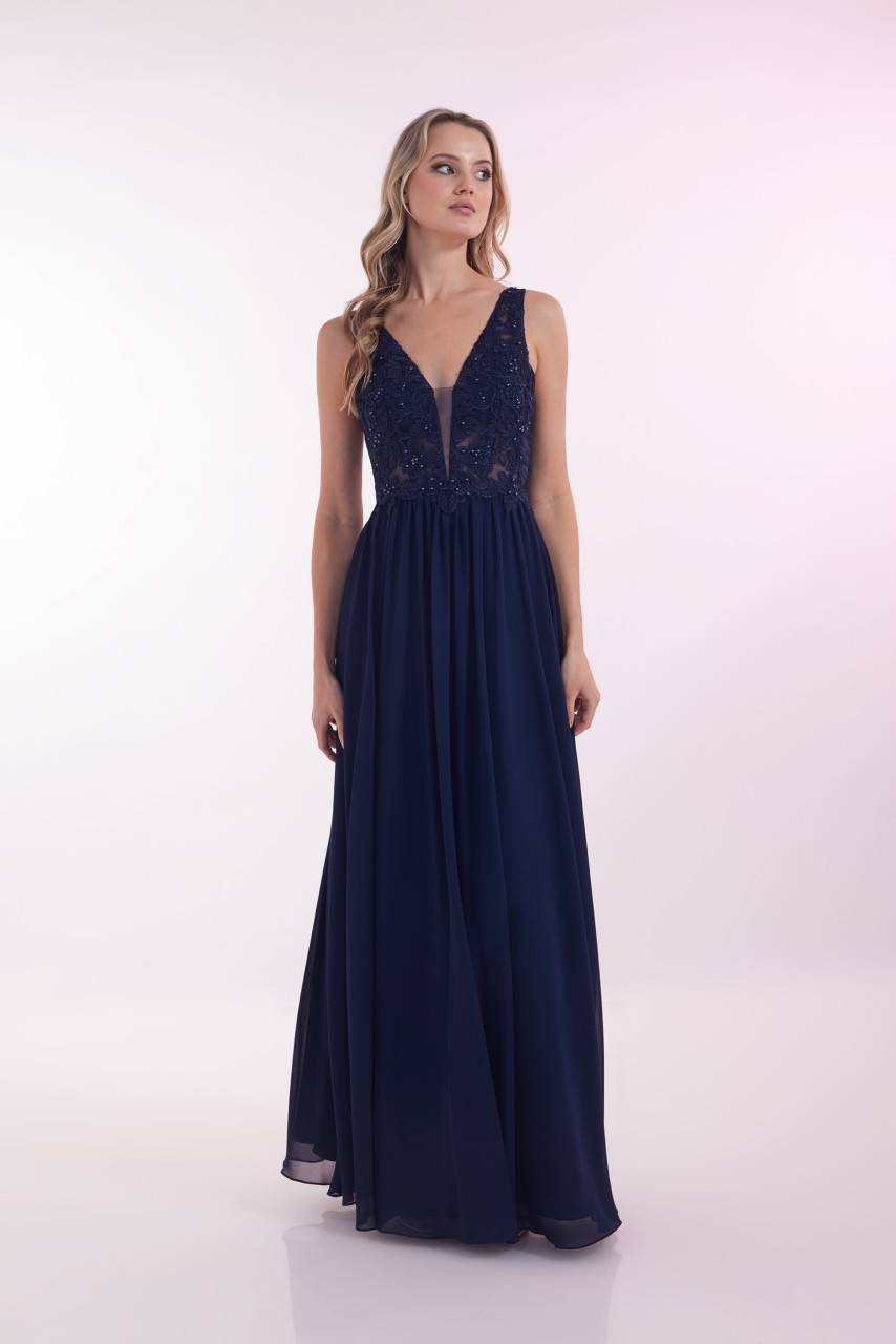 Laona BLOSSOM DRESS Besticktes Maxikleid aus Chiffon Exklusivangebot