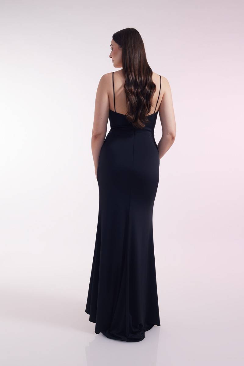 Laona MODERN MUSE DRESS Figurbetontes Maxikleid mit Schleppe aus Jersey Black Friday