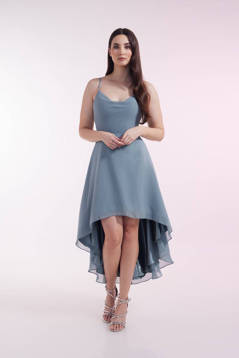 Laona SWEET BOW DRESS Vokuhila-Kleid mit Schleife aus Chiffon Weihnachtsangebot