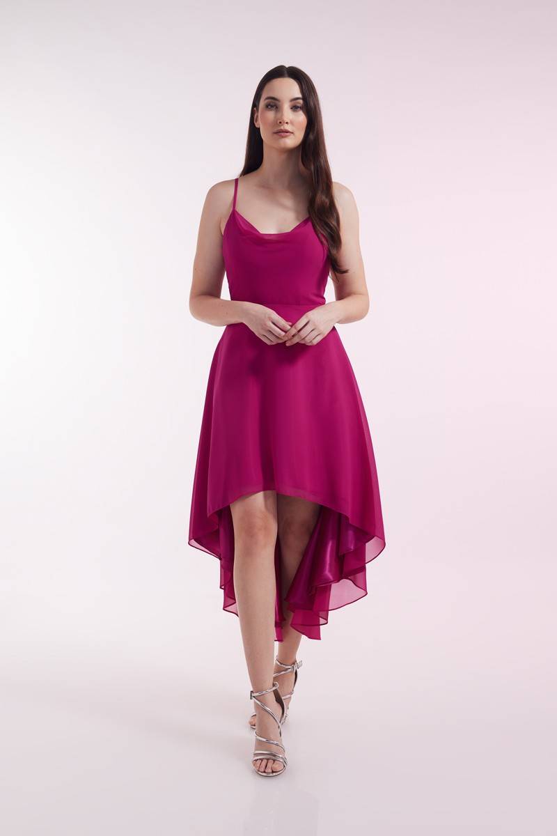Laona SWEET BOW DRESS Vokuhila-Kleid mit Schleife aus Chiffon Muttertagsangebot