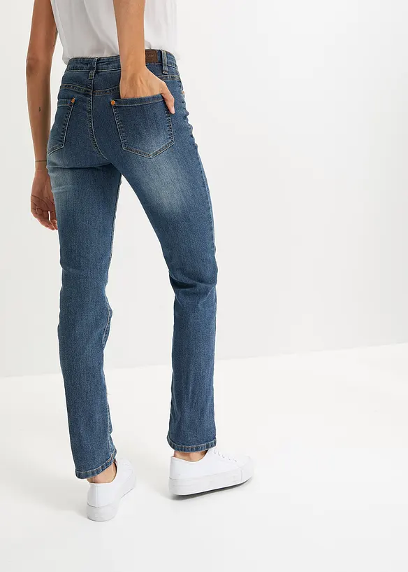 bonprix Straight Jeans Mid Waist, Stretch Valentinstagsangebot