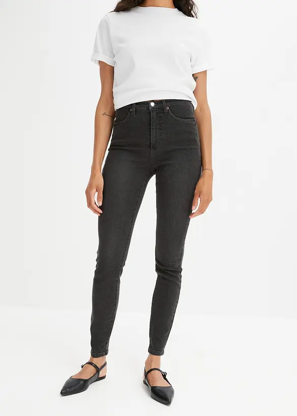 John Baner JEANSWEAR Skinny Jeans High Waist, Stretch VIP-Rabatte