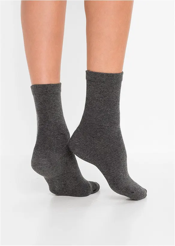 bonprix Socken mit druckfreiem Bündchen mit Bio Baumwolle (4er Pack) Fabrikladen