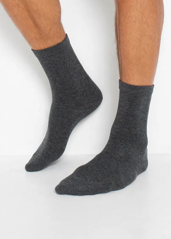bonprix Socken mit druckfreiem Bündchen mit Bio Baumwolle (4er Pack) Fabrikladen