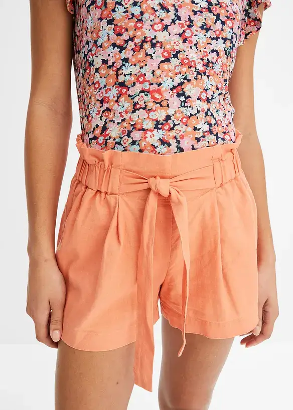 BODYFLIRT Leinenshorts mit hohem Bund Muttertagsangebot