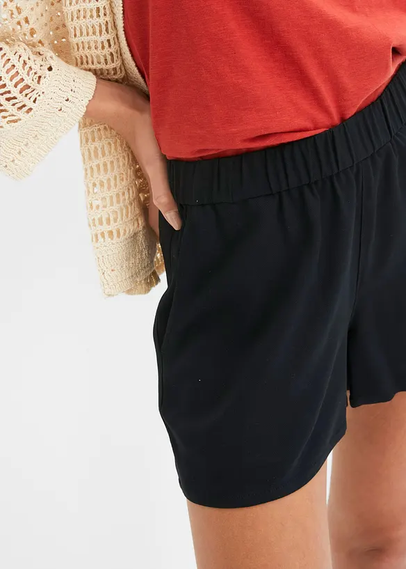bpc bonprix collection Viskose-Shorts mit seitlichen Eingriffstaschen Kauf eins, bekomm eins gratis