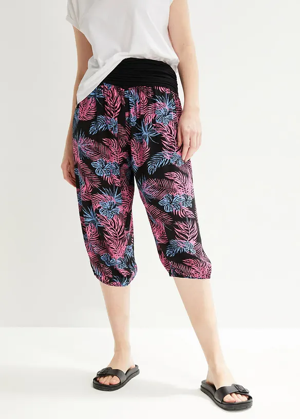 bonprix 3/4-Hose mit Bequembund, Loose-Fit Wochenangebot