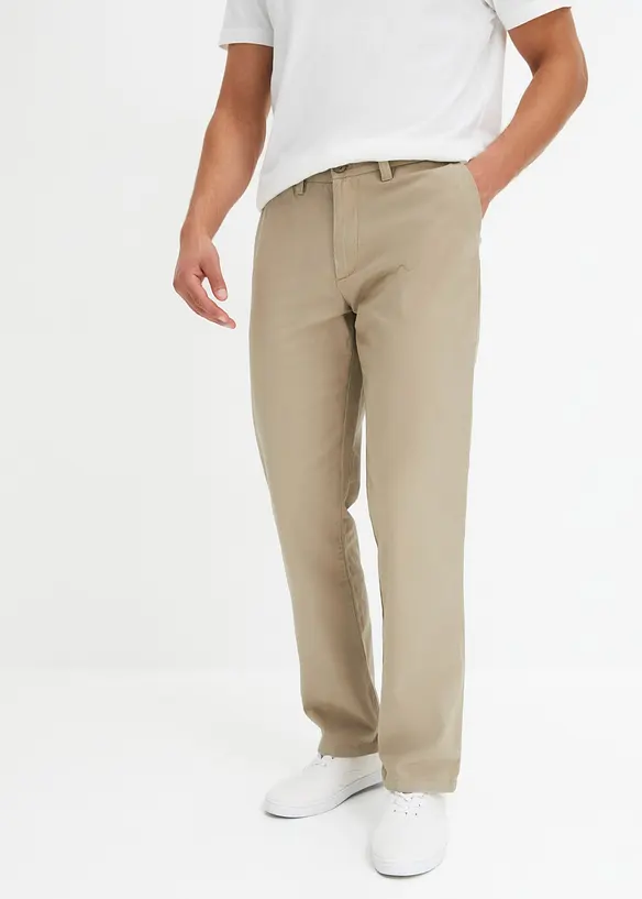 bonprix Regular Fit Chinohose, Straight Kostenloser Versand international