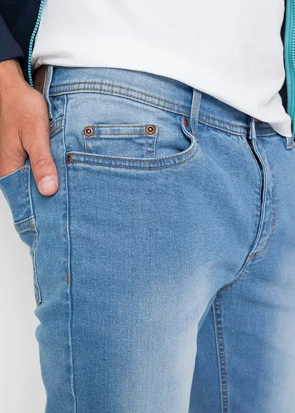 bonprix Regular Fit Stretch-Jeans, Straight (2er Pack) Auslauf