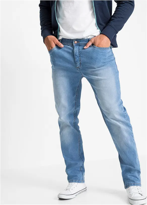 bonprix Regular Fit Stretch-Jeans, Straight (2er Pack) Verkauf