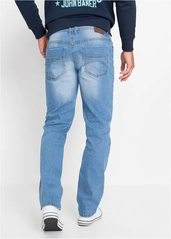 bonprix Regular Fit Stretch-Jeans, Straight (2er Pack) Verkauf